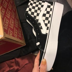 Vans Checkered High Tops